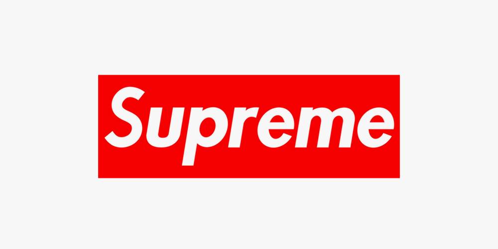 red supreme sticker
